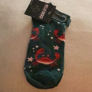 🦀NWT Crabby Socks Fun Unisex NWT Socks Closet Must Have 🦀
